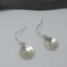 Dome Drop Planished Earrings
